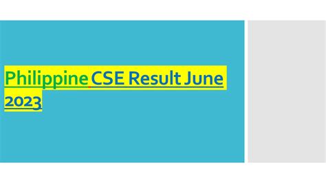 csc.gov.ph result march 2023